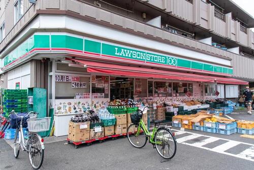 ローソンストア100西水元店