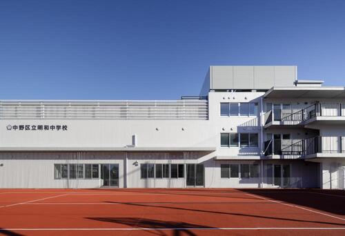 中野区立明和中学校まで約1300m