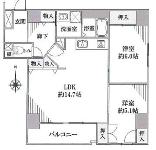 大洋ハイツ内久宝寺の物件画像