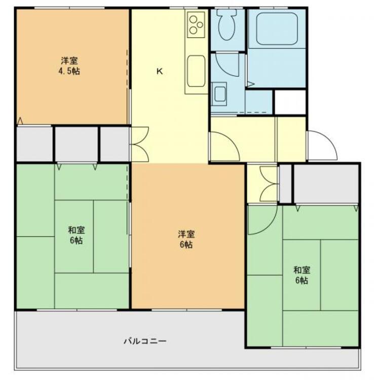 間取り 室内はキレイにお使いで即お住まいになれるお部屋です。
