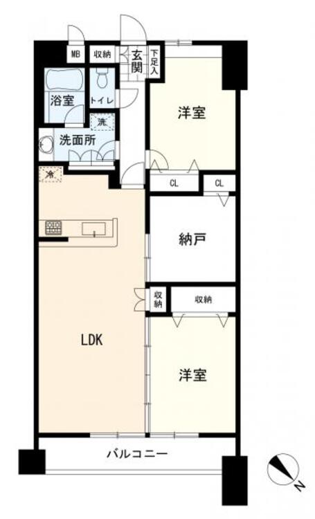 間取り ２ＳＬＤＫ