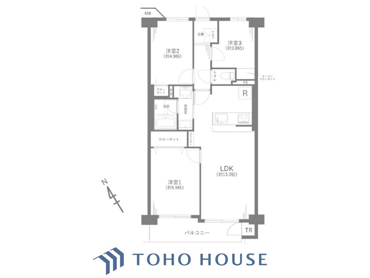間取り リノベーション実施住戸。空間演出に拘り整然とセンス良く纏められた室内は最高の癒し空間でなければなりません。そこで暮らす方々のことを考え抜き、そして造りこんだ空間は極上の癒しを提供してくれます。