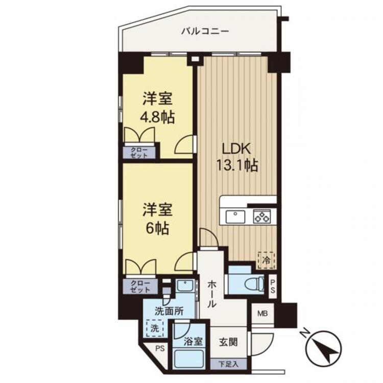 間取り 【間取り図】各室収納スペースございます♪