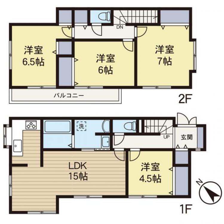間取り 【間取り図】新規リフォーム済みにて即入居可能♪