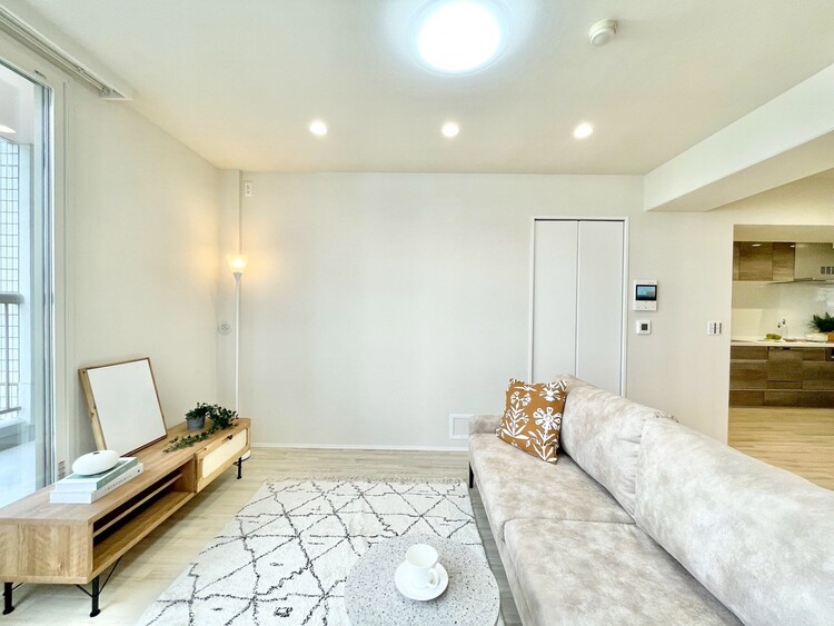 居間 豊かな居住性と、安心感を満たすクオリティが見事に調和した住空間。