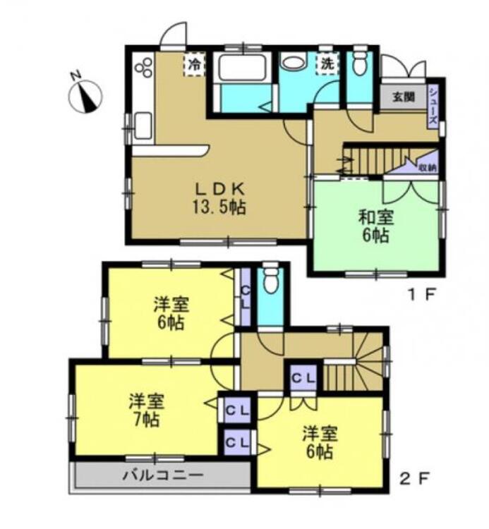 間取り 間取り図です。
