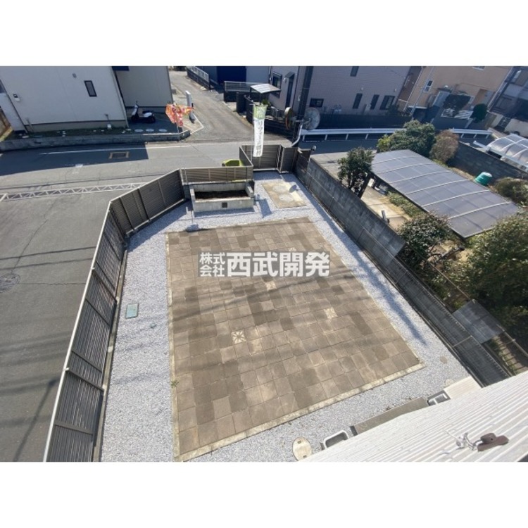 その他 バルコニーから見た敷地