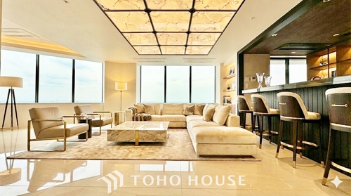 中目黒アトラスタワー　最上階角部屋　45階の画像