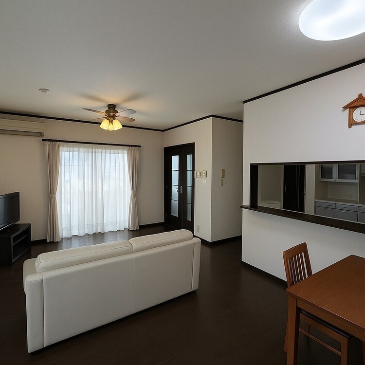 居間 ※家具消し加工を行っております。