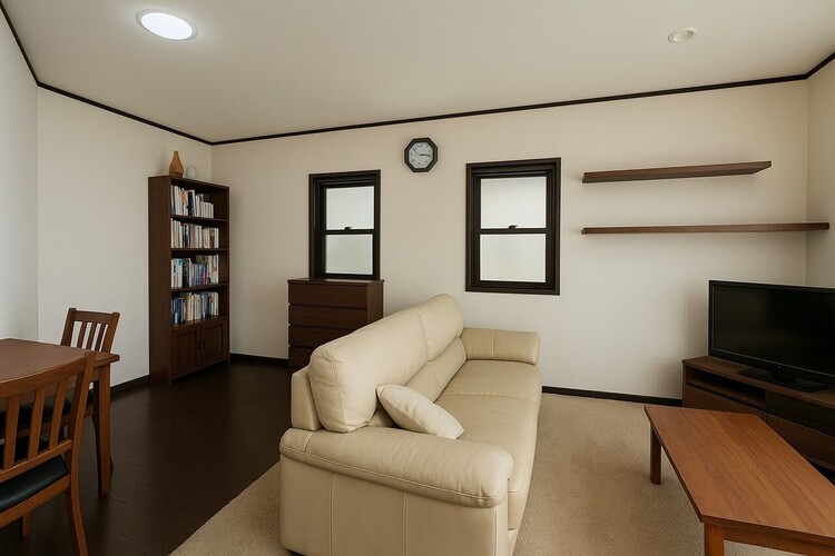 居間 ※家具消し加工を行っております。※家具消し加工を行っております。