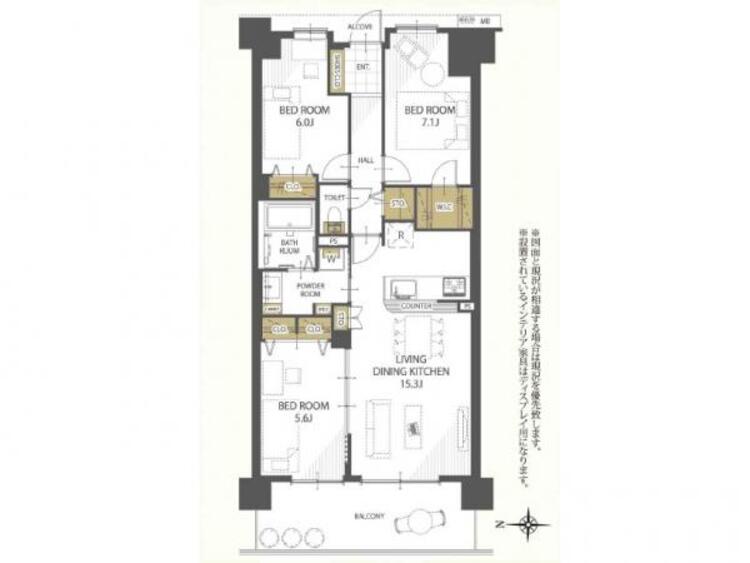 間取り 陽当たりや風通しなど、ぜひ現地でご確認ください