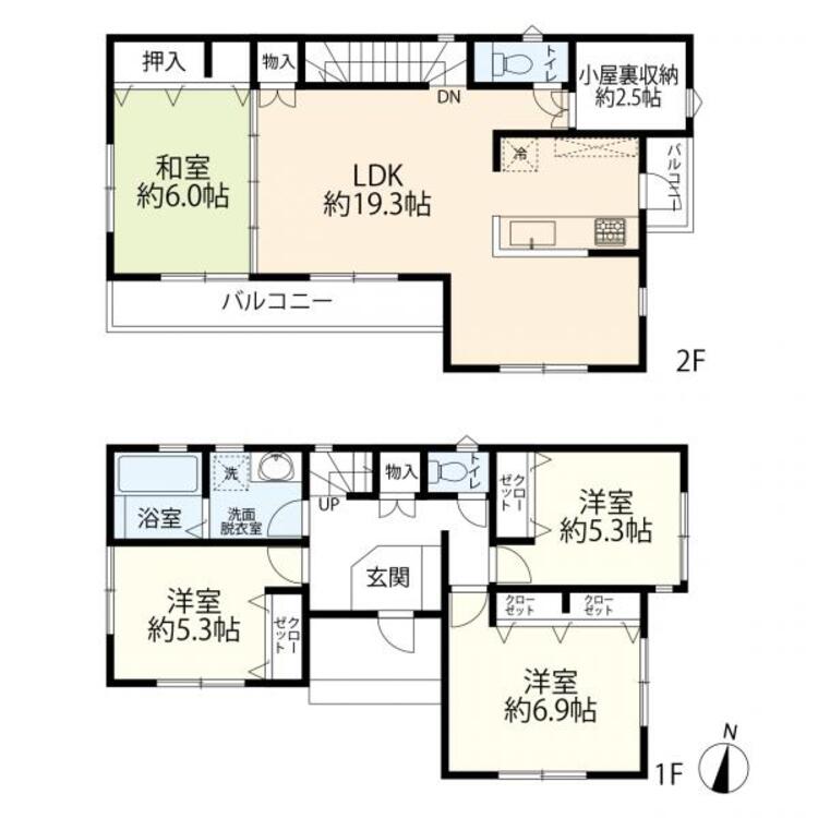 間取り 間取り図　４ＬＤＫ