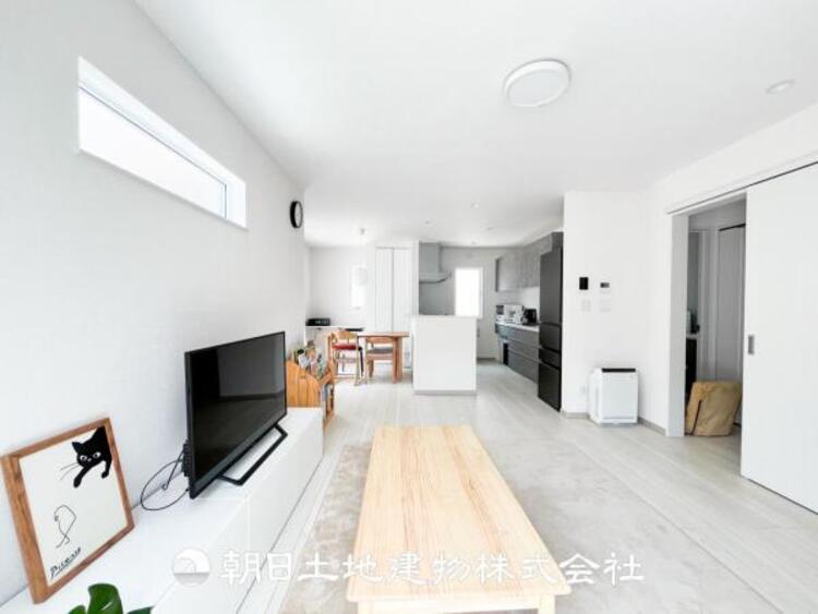 居間 家族との時間、自分の時間を大切にできる空間を作りました。