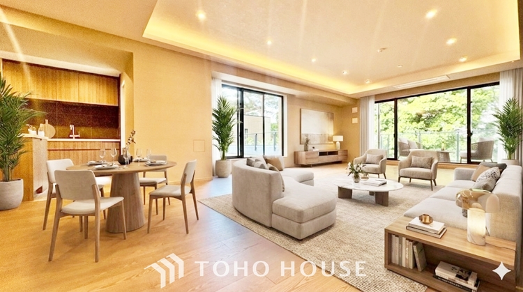 内装 一部CG加工済み紅葉を纏った山々を眺め、美しさのあまり感嘆のため息を漏らした事は無いだろうか。いつしか忘れかけていた自然の美しさと力強さを思い出させてくれる、そんな景色がここにもある。