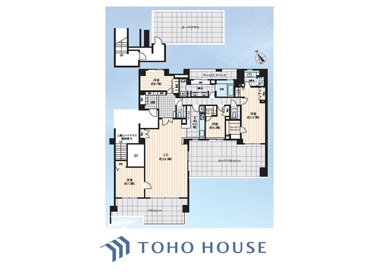 間取り 暮らし続けることで、住まいの意味を問いかける。団欒を育むスペースは通風・日当たり良好で、窓を開けるとすこやかな風が吹き抜けます。