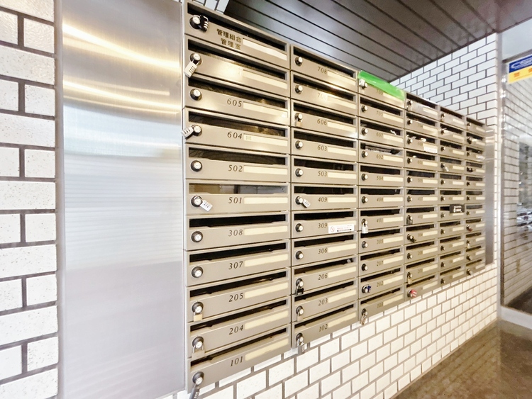 設備 郵便物を受け取るための郵便受けも、きちんと管理されています。