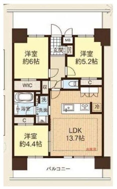 間取り 愛犬・愛猫と共に過ごす、楽しいペットライフを実現するマンション。