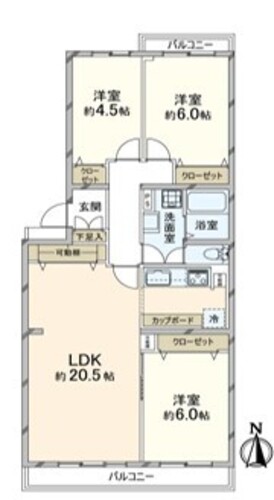 リバーサイドともぶち　19号棟の物件画像