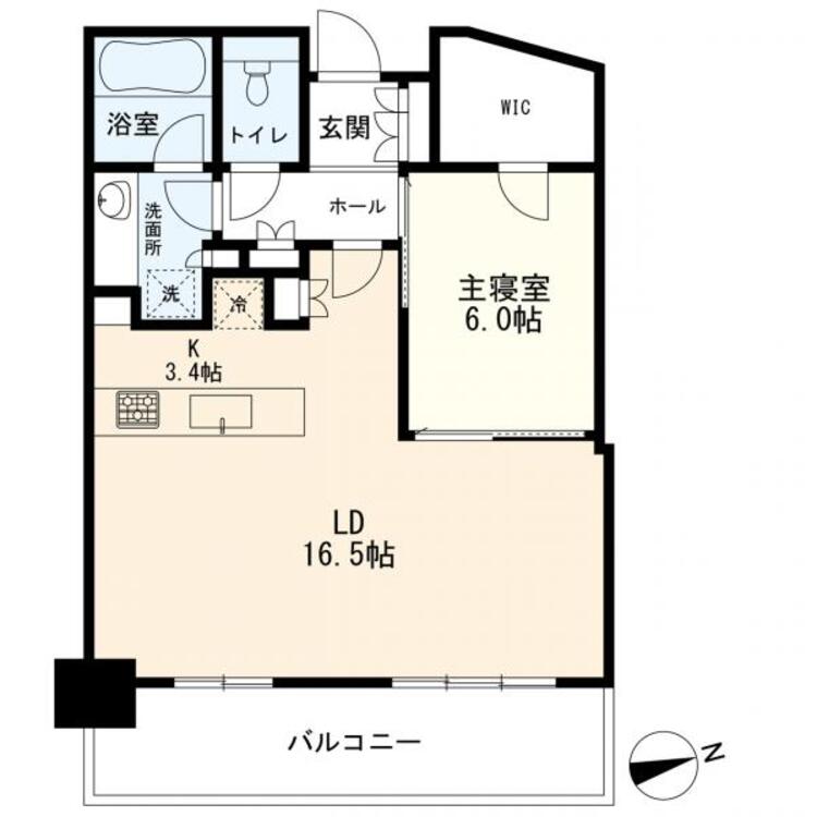 間取り 1LDK