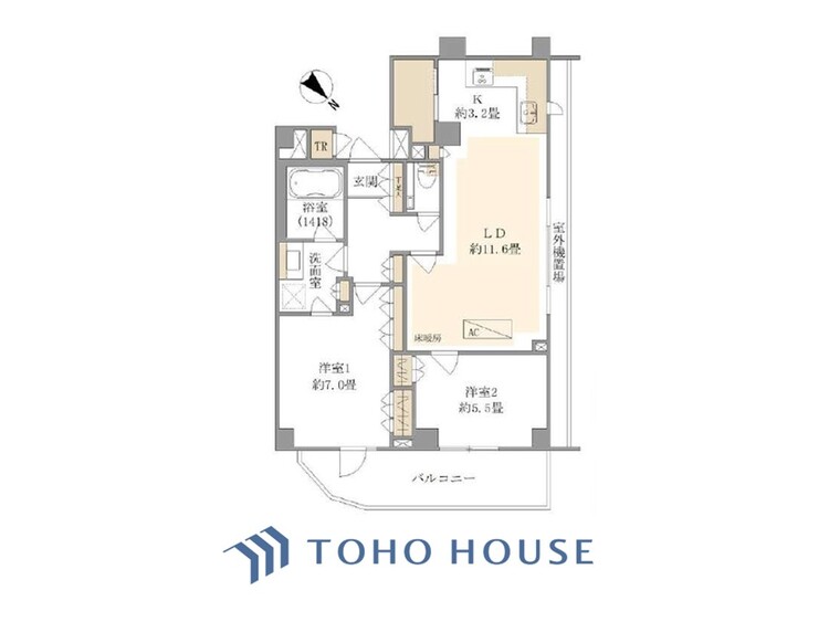 間取り 暮らし続けることで、住まいの意味を問いかける。団欒を育むスペースは通風・日当たり良好で、窓を開けるとすこやかな風が吹き抜けます。
