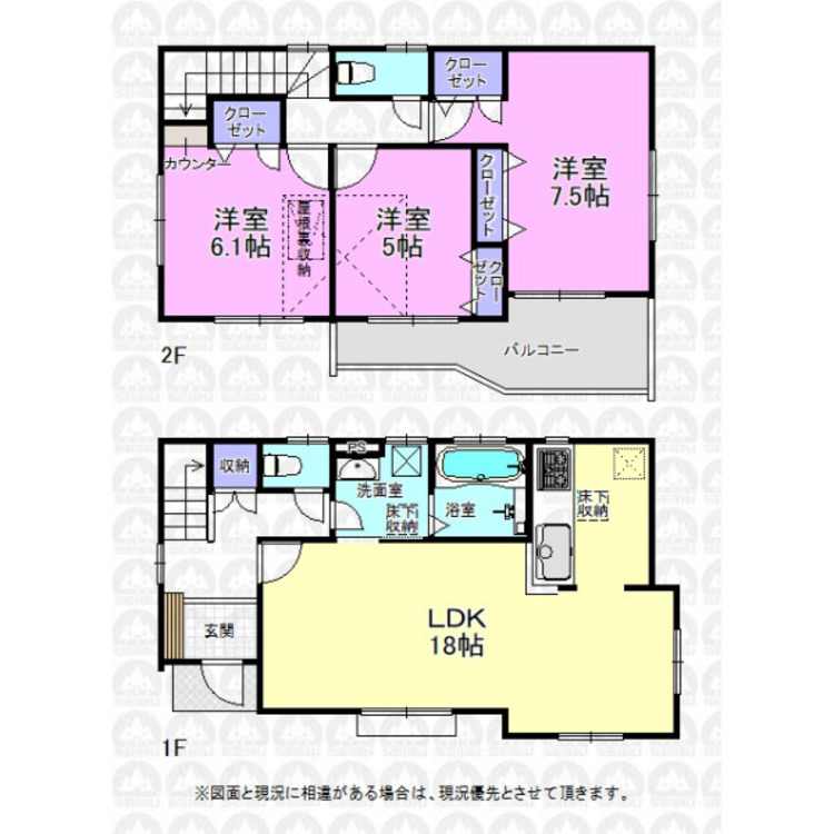 間取り ファミリー向け3LDK！