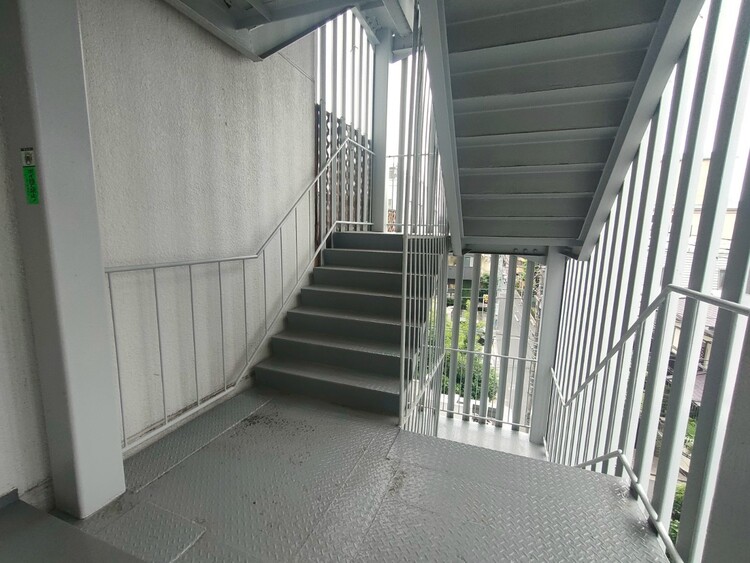 その他 共用部の階段です。明るく清潔に管理されています。
