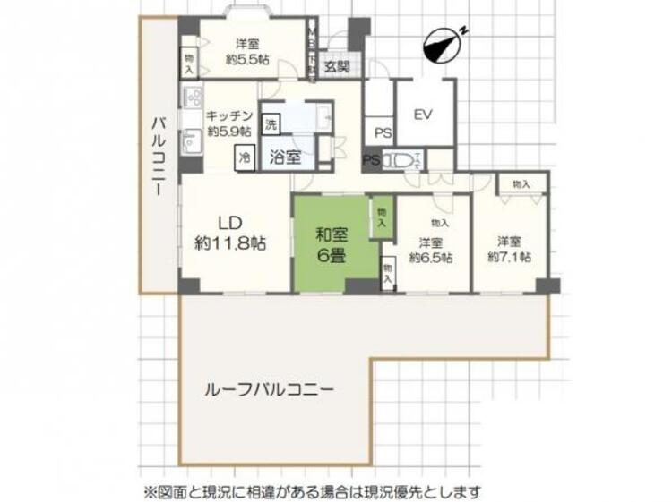 間取り 陽当たりや風通しなどぜひ現地でご確認ください！