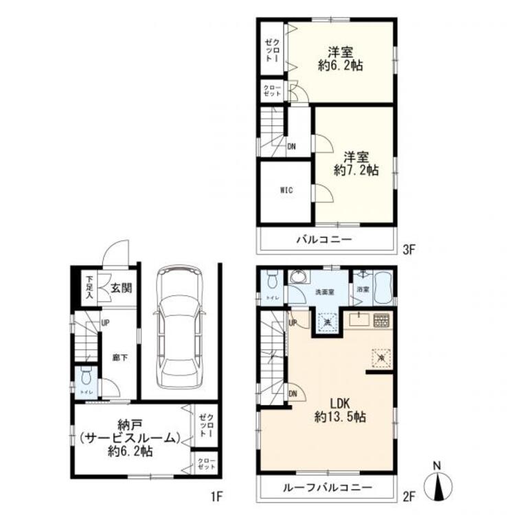 間取り ２ＳＬＤＫ