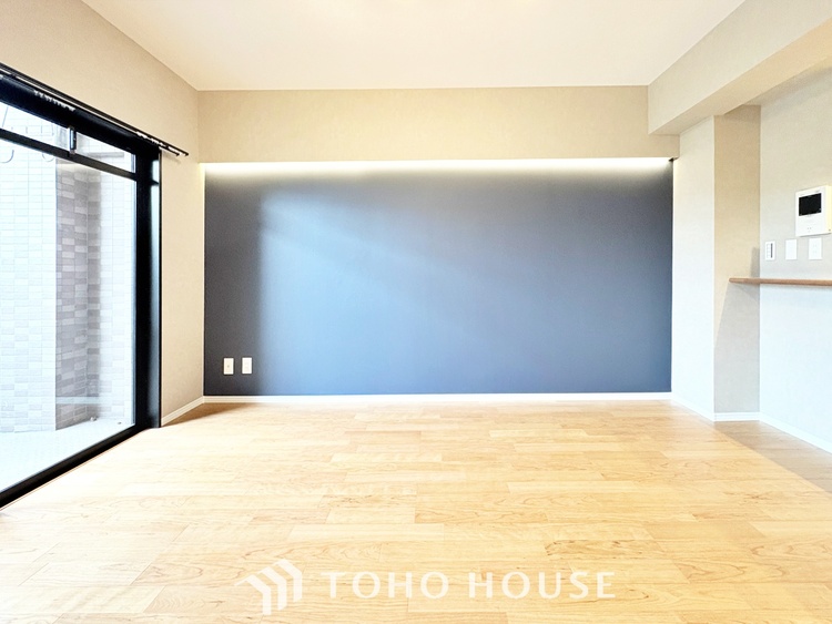 内装 【LIVING】◆simple is best◆無駄のない綺麗なつくりのリビングルームであなただけの暮らしを。