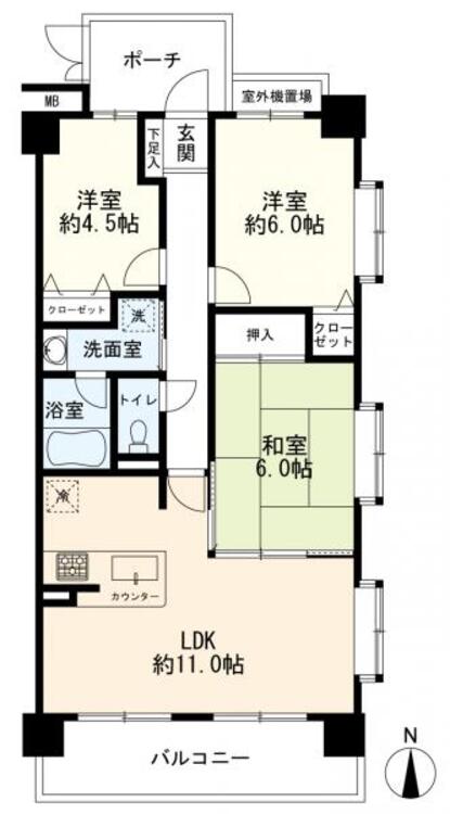 間取り 3LDK