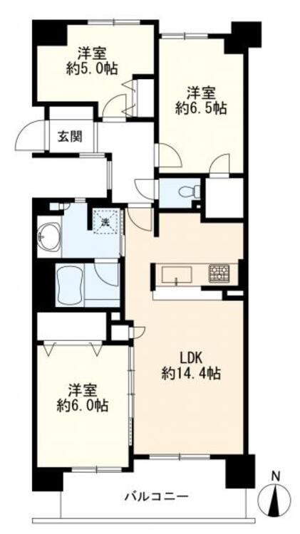 間取り 間取図　3LDK