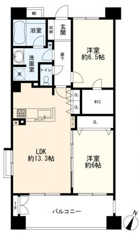 間取り 2LDK