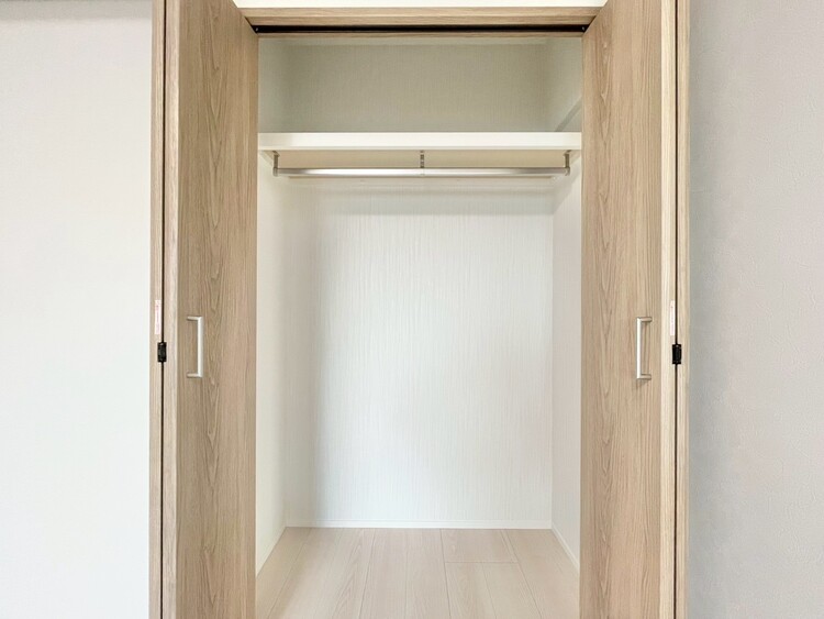 収納 居室にはクローゼットがあり、荷物もスッキリ収納して快適にお過ごしいただけます。