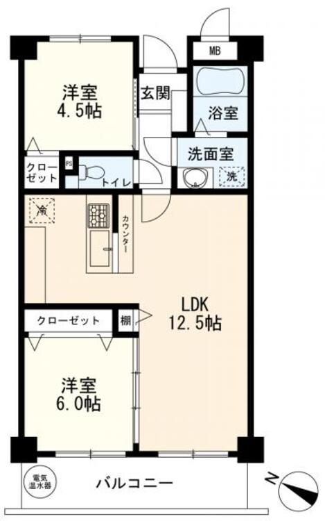 間取り ２ＬＤＫ