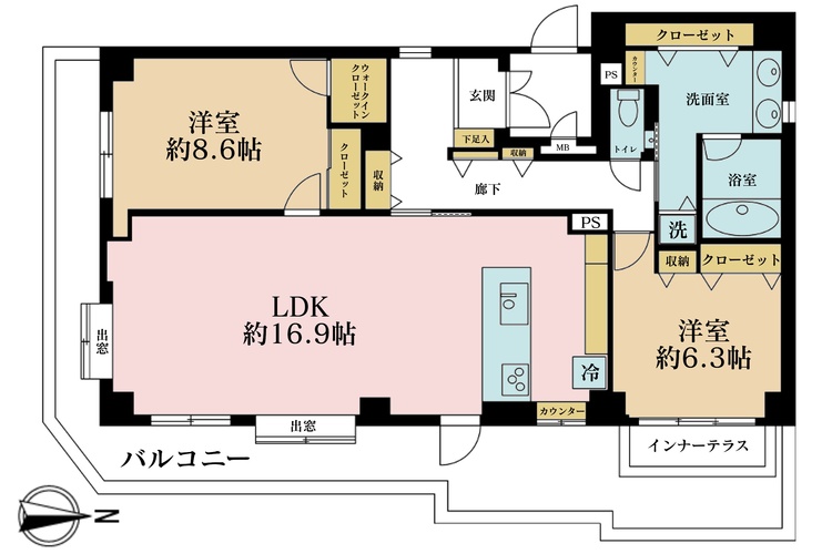 その他 2LDK、専有面積102.82m2