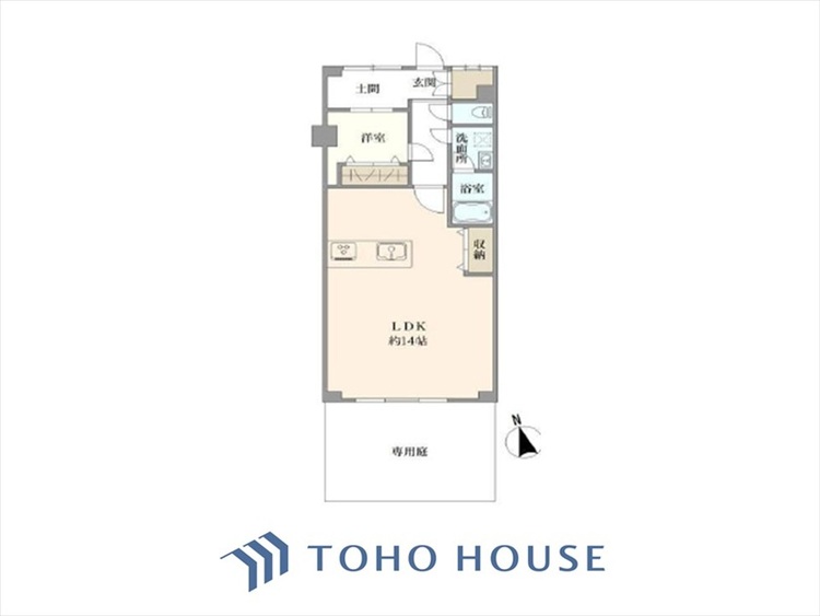 間取り ◆居心地のいい暮らし◆には欠かせない眩い採光。ゆったりとした幅の窓からこの空間に降り注ぐ採光が絶えない。明るいリビングこそ居心地のいい暮らしが待っているのだと思う。