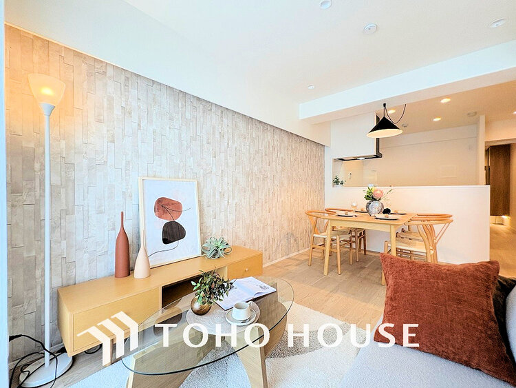 内装 ゆったりとくつろげる上質なリビングダイニング