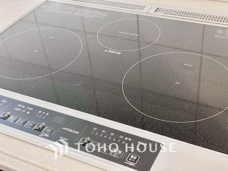 キッチン 【KITCHEN】◆家族のおはよう◆の声を笑顔で迎えてあげられるシステムキッチン。朝ごはんが楽しみでちょっと早起きしたくなるんです。