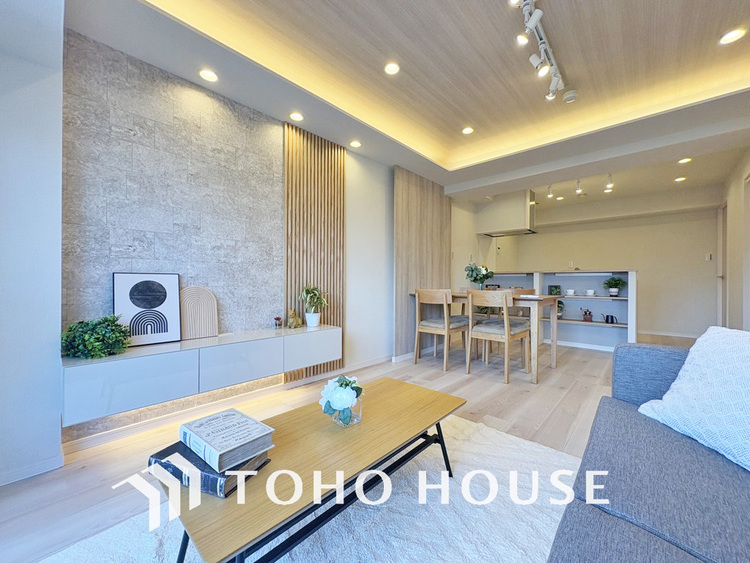 内装 ゆったりとくつろげる上質なリビングダイニング