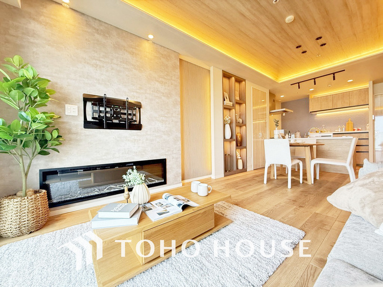 内装 ゆったりとくつろげる上質なリビングダイニング