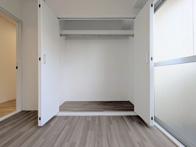 収納 居室にはクローゼットがあり、荷物もスッキリ収納して快適にお過ごしいただけます。