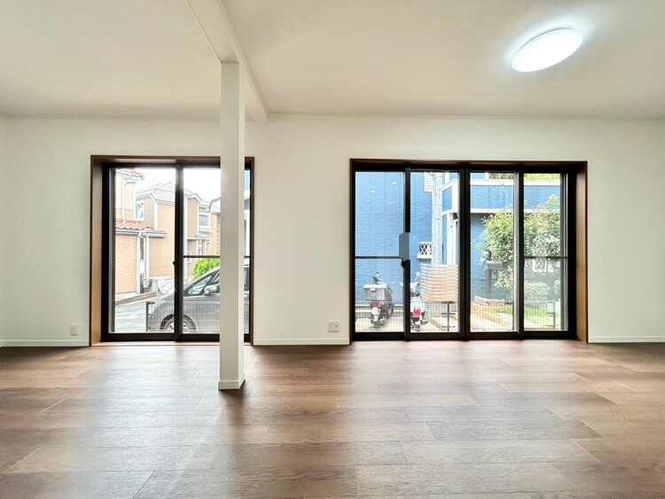 居間 豊かな居住性と、安心感を満たすクオリティが見事に調和した住空間。