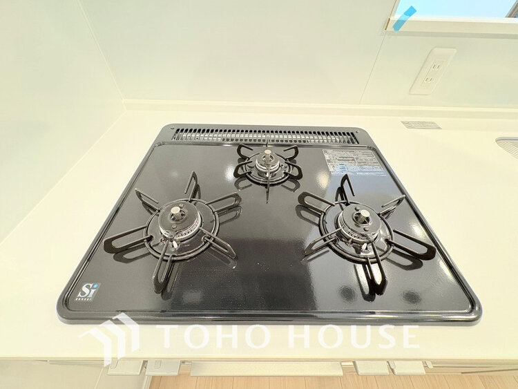 その他 3口ガスコンロでお料理のスピードもUP。効率よくお料理できますね