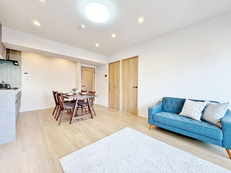 居間 豊かな居住性と、安心感を満たすクオリティが見事に調和した住空間。