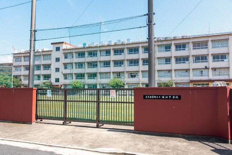 周辺 葛飾区立堀切中学校