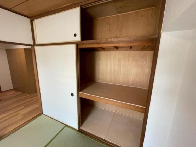 内装 来客用布団もすっきり収納できる押し入れ収納