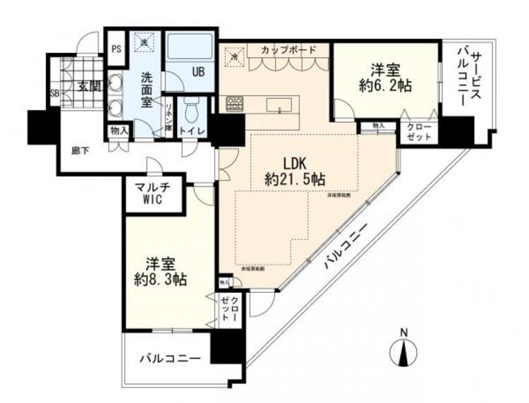 間取り ２ＬＤＫ