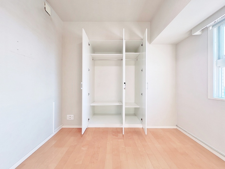 収納 居室にはクローゼットがあり、荷物もスッキリ収納して快適にお過ごしいただけます。