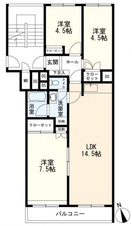 間取り ３ＬＤＫ