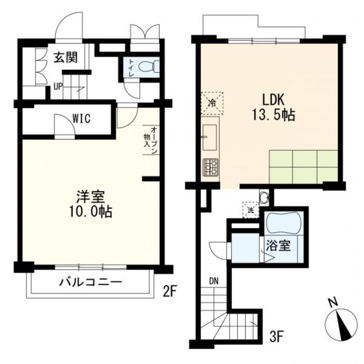 間取り 間取図　1LDK
